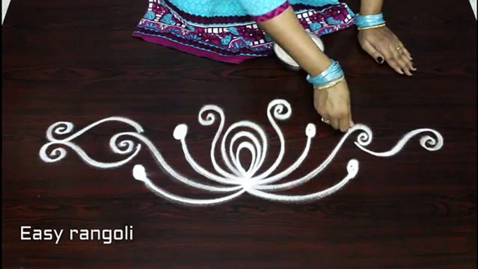 creative and easy ,rangoli side designs ,   kolam side designs,    side designs, for muggulu (1)