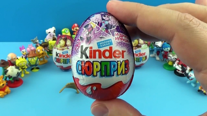 5 Kinder Surprise Eggs!Masha and The Bear My Little Pony