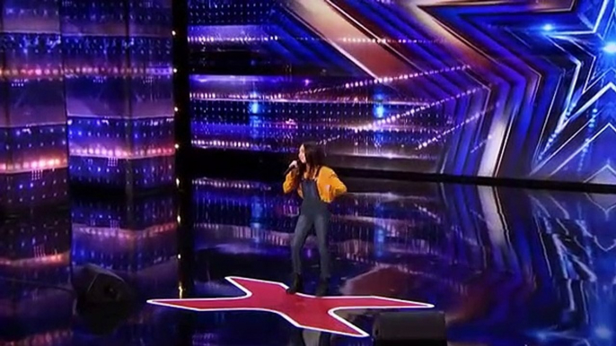 Woah! Simon Cowell Has Ashley Marina Sing 3 Times! She Stuns The Judges - American got talent