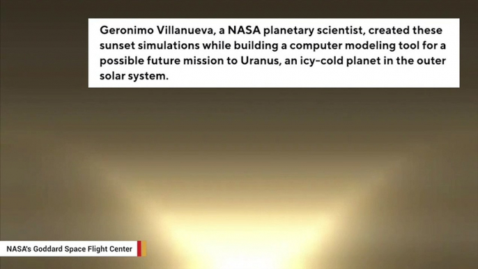 Incredible NASA Video Shows Sunsets On Mars, Venus And Uranus