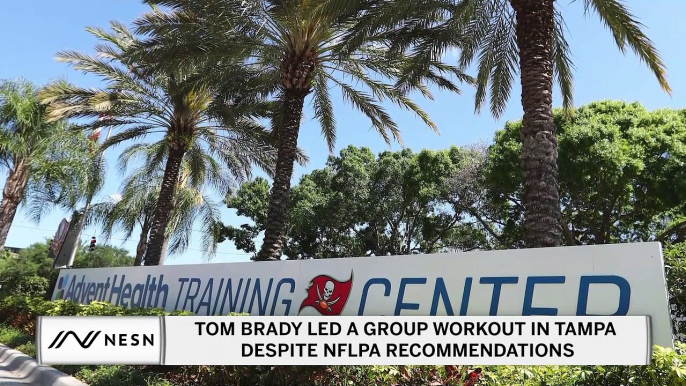 Tom Brady Led a Group Workout Despite NFLPA Recommendations