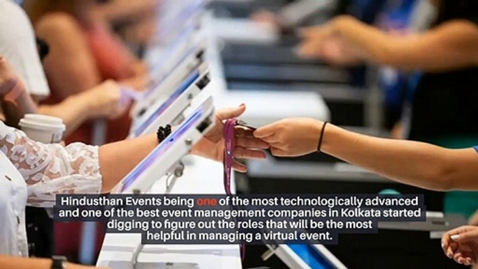 What are the roles important when it comes to managing virtual events - Hindusthan Events