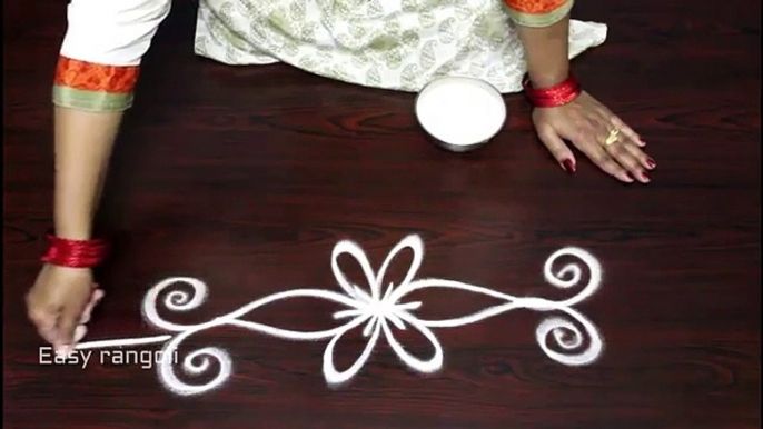 creative and easy ,rangoli side designs,    side designs, for kolam  ,  muggulu side, designs