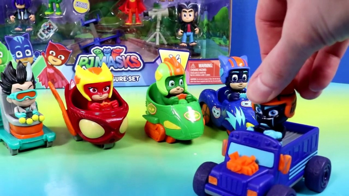 PJ Masks Catboy Owlette Gekko Get Rescued By PJ Robot ! Superhero Toys