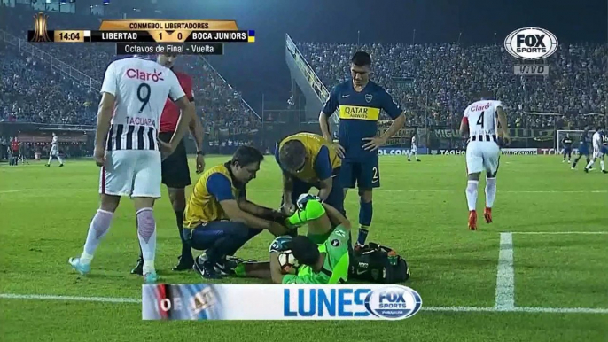 Copa Libertadores: Libertadores 2 - 4 Boca Juniors Octavos de Final - Vuelta (Primer Tiempo)