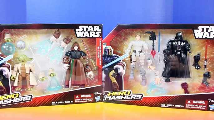 Disney Star Wars Hero Mashers Luke Skywalker Lightsaber Battles Darth Vader With Captain America