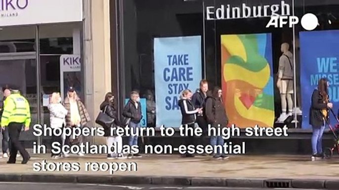 As non-essential stores re-open in Edinburgh, businesses adapt to attract local buyers