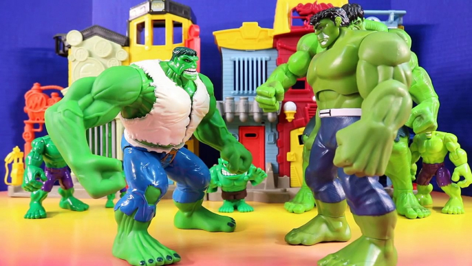 Hulk Family Vs Hulk Family ! Mega Battle ! Superhero Toys