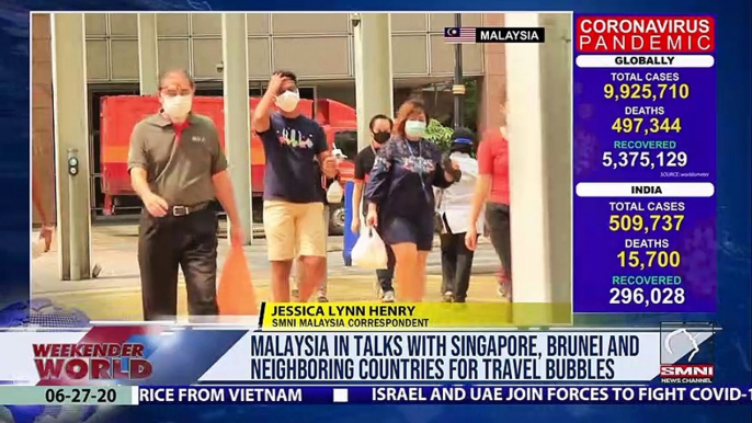 Malaysia in talks with Singapore, Brunei and neighboring countries for travel bubbles