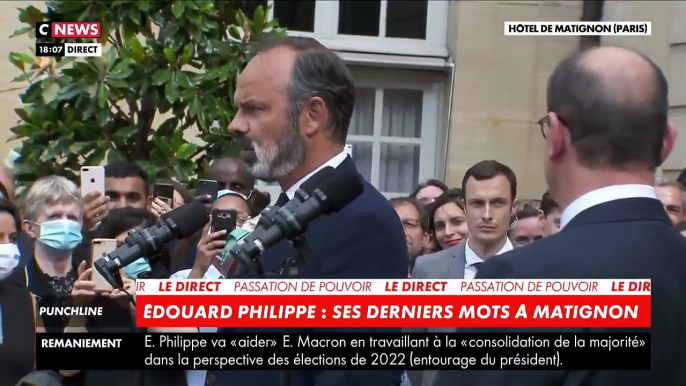 Edouard Philippe quitte Matignon et s’adresse à son successeur Jean Castex   « Je vous souhaite très sincèrement beaucoup de réussite, beaucoup de succès, pour vous bien entendu, mais surtout pour