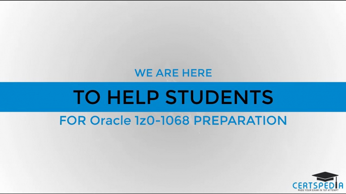 Valid Oracle 1z0-1068 Dumps | Updated 1z0-1068 Exam Questions