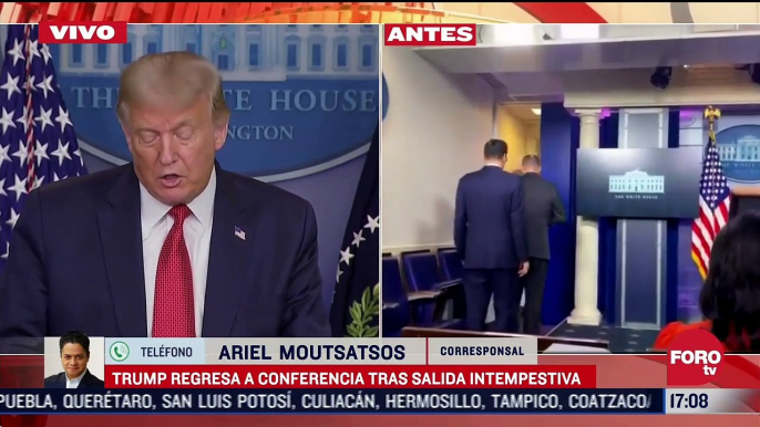 Servicio Secreto evacúa a Trump tras tiroteo en Casa Blanca - Las Noticias