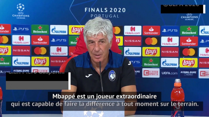 Quarts - Gasperini : "On se prépare comme si Mbappé devait jouer demain"