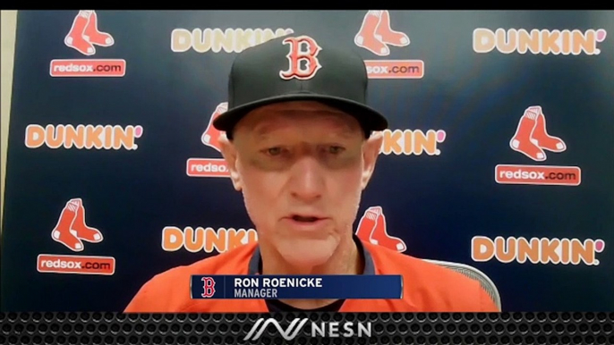 Red Sox Manager Ron Roenicke Reacts To Boston's Loss To Rays