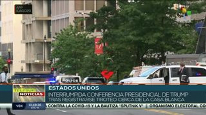 EEUU: Trump evacúa la Casa Blanca tras tiroteo en zona aledaña