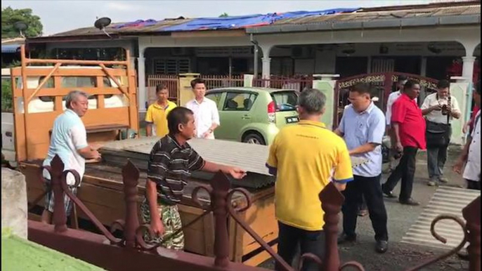 MCA sends help to families in Mantin affected by storm