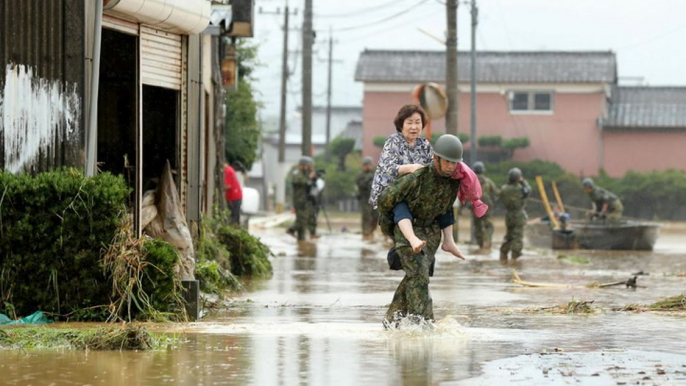 At least 38 killed, 50 missing as torrential rain pounds Japan