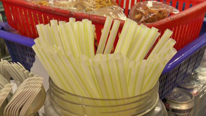 Saying no to plastic straws