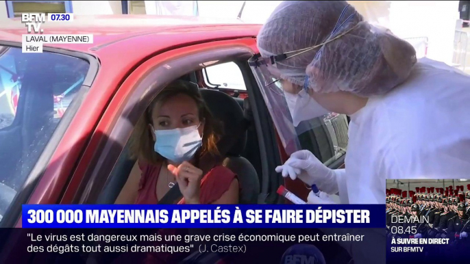 Coronavirus: 300.000 habitants appelés à se faire dépister en Mayenne