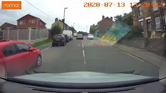 Dangerous driving captured on dash cam in Sheffield