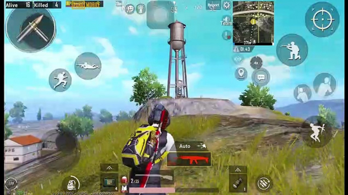 1v2 clutch rush with s686 shotgun #pubgmobile