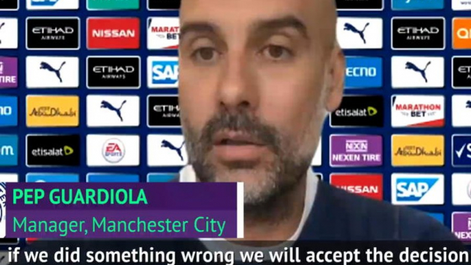 Guardiola demands apology after City's European ban overturned