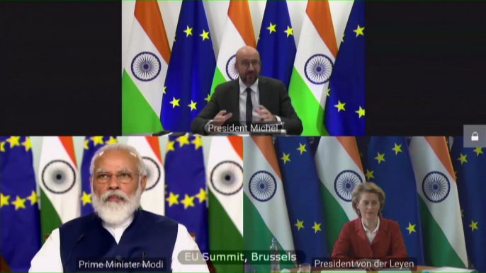 PM Modi addresses India-EU summit 2020 via video conferencing