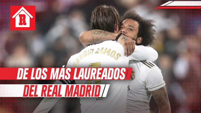 Marcelo y Sergio Ramos, en segundo lugar de jugadores con más trofeos en el Real Madrid