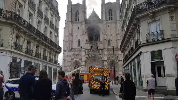 L'incendie de la cathédrale de Nantes