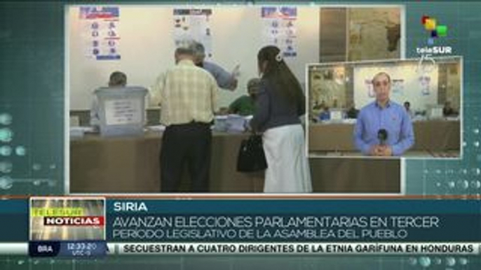 Continúan elecciones parlamentarias en Siria