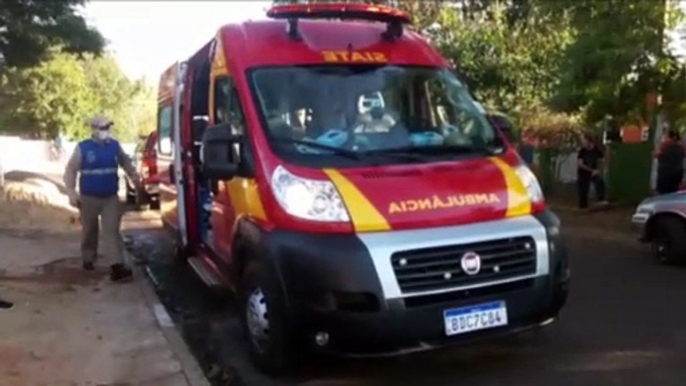 Trabalhador tem lesão grave após sofrer queda em obra no Bairro Guarujá