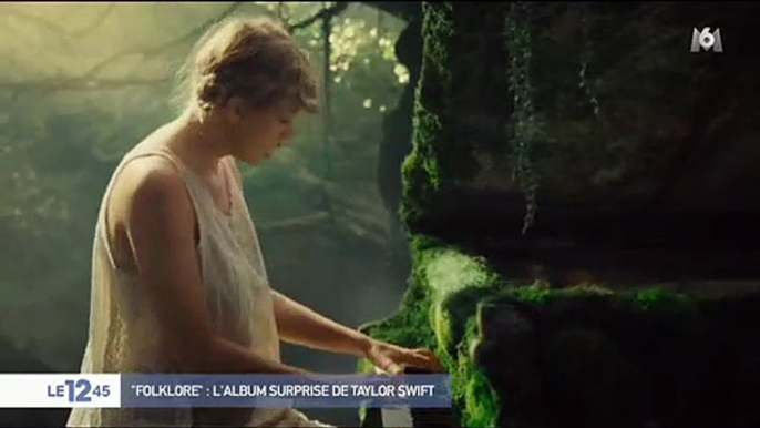 La chanteuse américaine Taylor Swift a sorti cette nuit un album surprise, intitulé "Folklore", son huitième opus studio - VIDEO