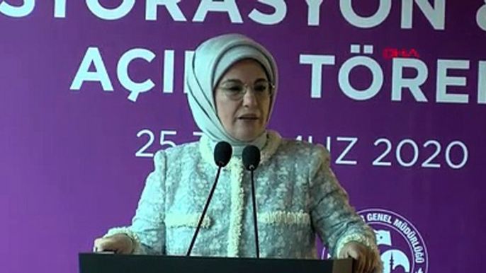 Emine Erdoğan: Ayasofya'mıza 86 yıl sonra cami sıfatıyla yeniden kavuşmuş olmanın sevincini yaşıyorum