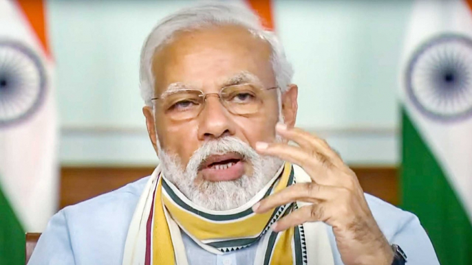 PM Modi stresses on Covid, 'think before removing mask'