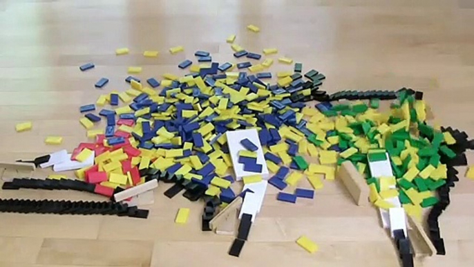 Insane domino tricks! MillionendollarBoy