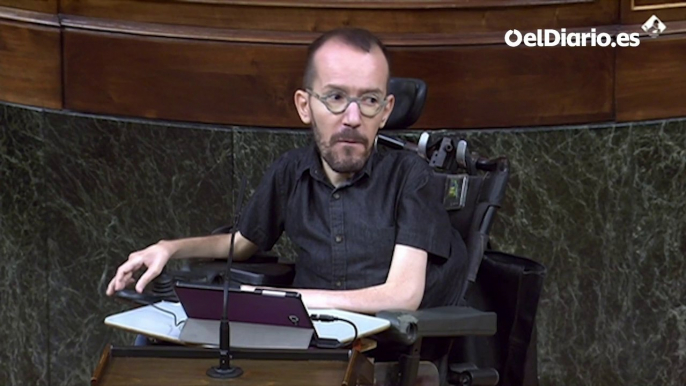 Echenique: "Tenemos que elegir entre los que se apoyan en la ultraderecha y quienes apoyaron la investidura"