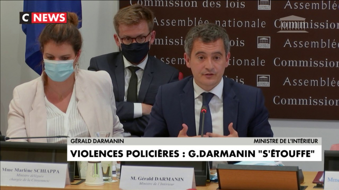 Violences policières : G.Darmanin "s'étouffe"