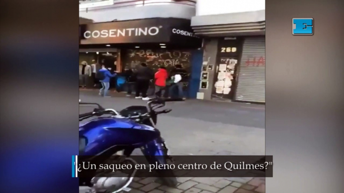 ¿Saqueo en Quilmes?