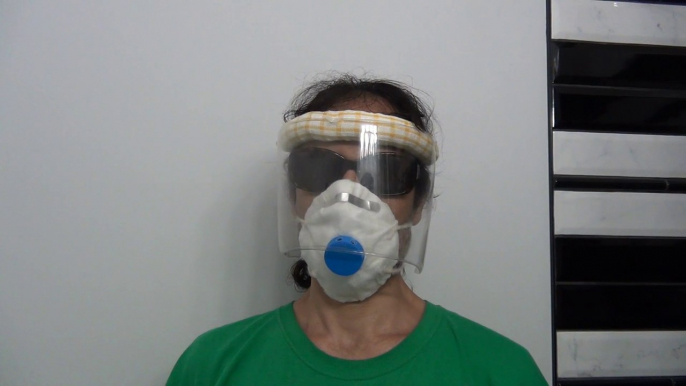 How to make Face Shield mask at home