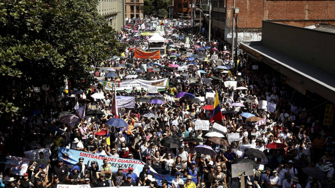 Así avanza la jornada de paro en las principales ciudades del país