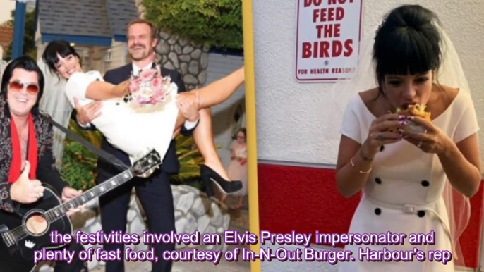 Lily Allen, David Harbour tie the knot in Vegas with Elvis impersonator, In-N-Out 'reception'