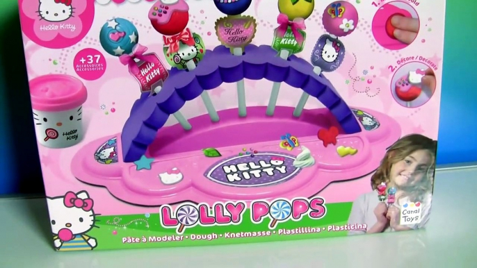 Play Doh Hello Kitty Lollipop Maker - Pâte à Modeler Faire de Sucettes et Bonbon Surprise pirulí