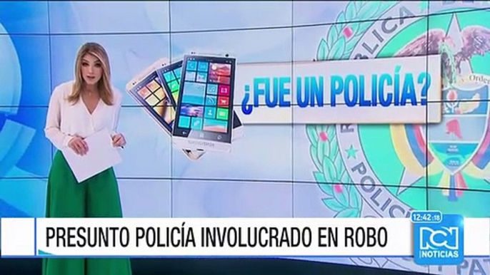 Investigan robo a un local de venta de celulares en Bogotá; supuesto policía estaría involucrado