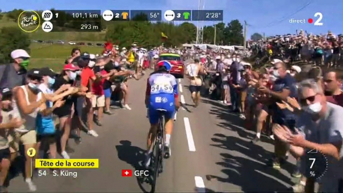 Tour de France : Séquence insolite hier quand plusieurs spectateurs se mettent nu hier en direct sur France 2 au passage du peloton ! Regardez