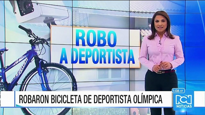 Le roban bicicletas a deportista olímpica, Ana Cristina Sanabria