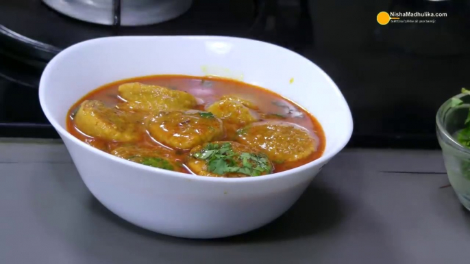 Besan Gatta Curry Recipe - Gatte Ki Sabji Ki Recipe - Nisha Madhulika - Rajasthani Recipe - Best Recipe House