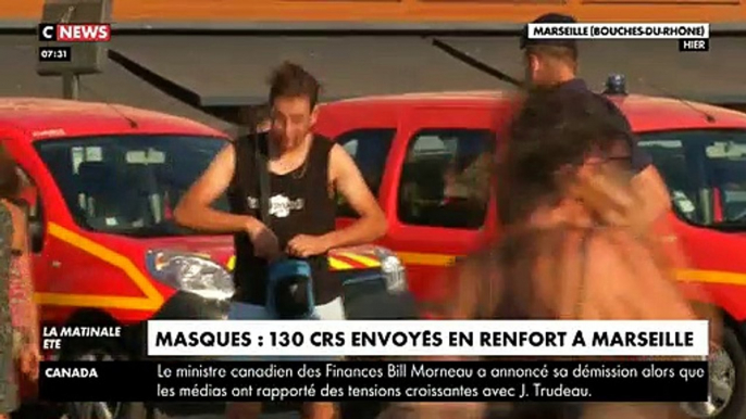 Coronavirus -  Ecoutez à Marseille ces réfractaires qui refusent de porter le masque : "On est en vacances et ça nous fait chier de le porter !"