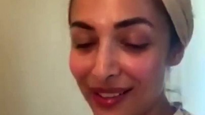 Malaika Arora share Face Scrub beauty tips