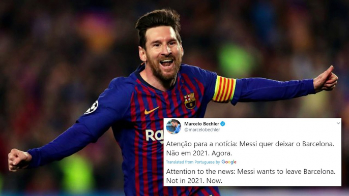 Lionel Messi Wants Out Of Barcelona Now, Not In 2021