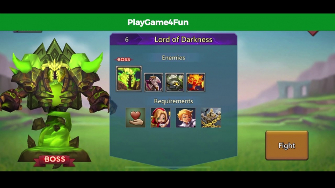 Lords Mobile -F2P- Stage 6 - Lord of Darkness